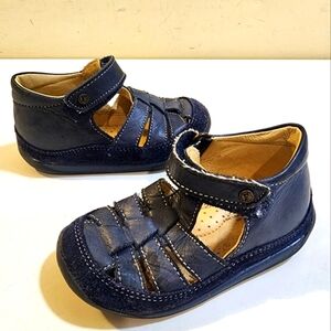 FALCOTTO Blue unisex Learher  Baby's Shoes size 22